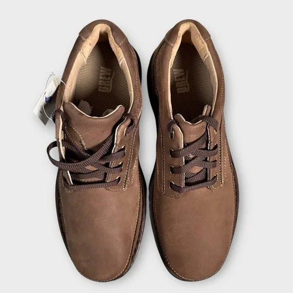 Drew Toledo Shoes 40895-65 Mens 9 4W Wide Brown Leather Dri-Lex Lace Up Casual - Picture 6 of 11